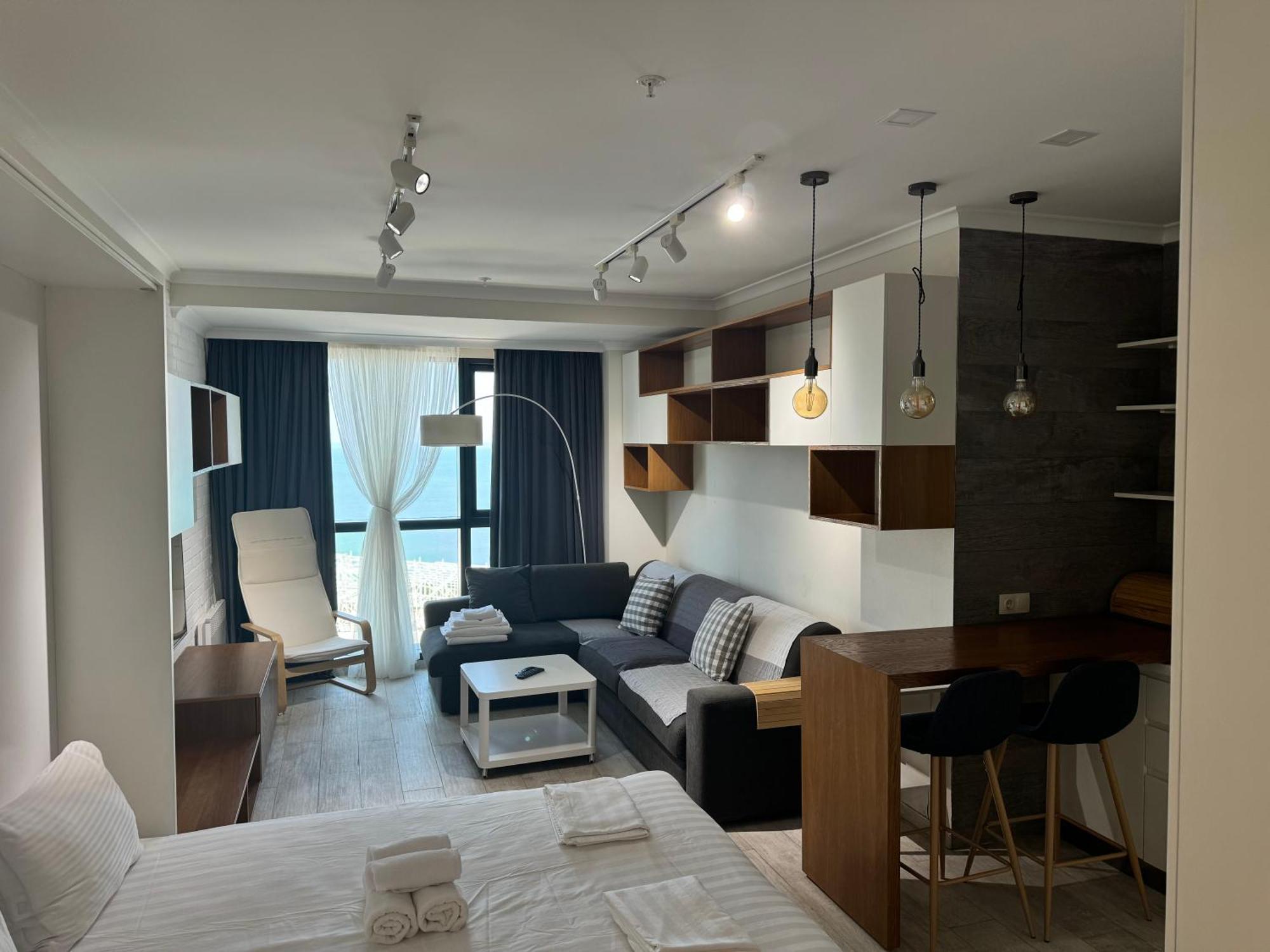Apartment In Porta Batumi Tower Buitenkant foto